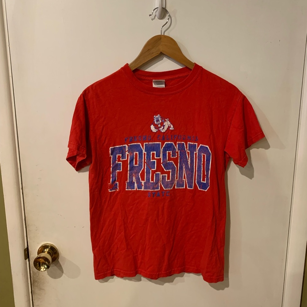 Red Fresno State Bulldogs T-Shirt